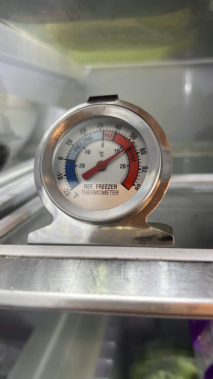 Karen Erb, a customer of Samsung who realized her Samsung refrigerator wasn't regulating temperatures properly, placed a thermometer inside the refrigerator and discovered it was not at safe temperatures for food to be stored.
