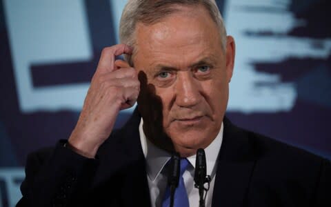 The charges are likely to be a boost for election rival Benny Gantz - Credit: Oded Balilty/AP