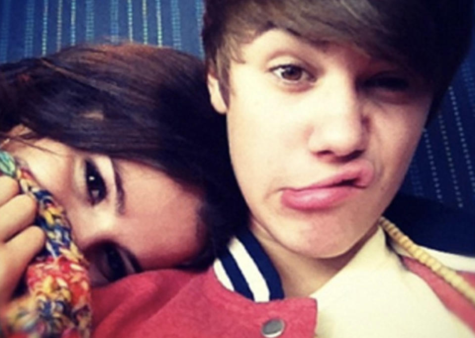 Justin Bieber and Selena Gomez