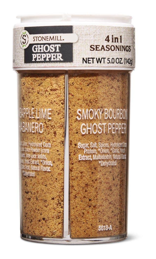 Stonemill Heat Seeker seasoning blends from Aldi