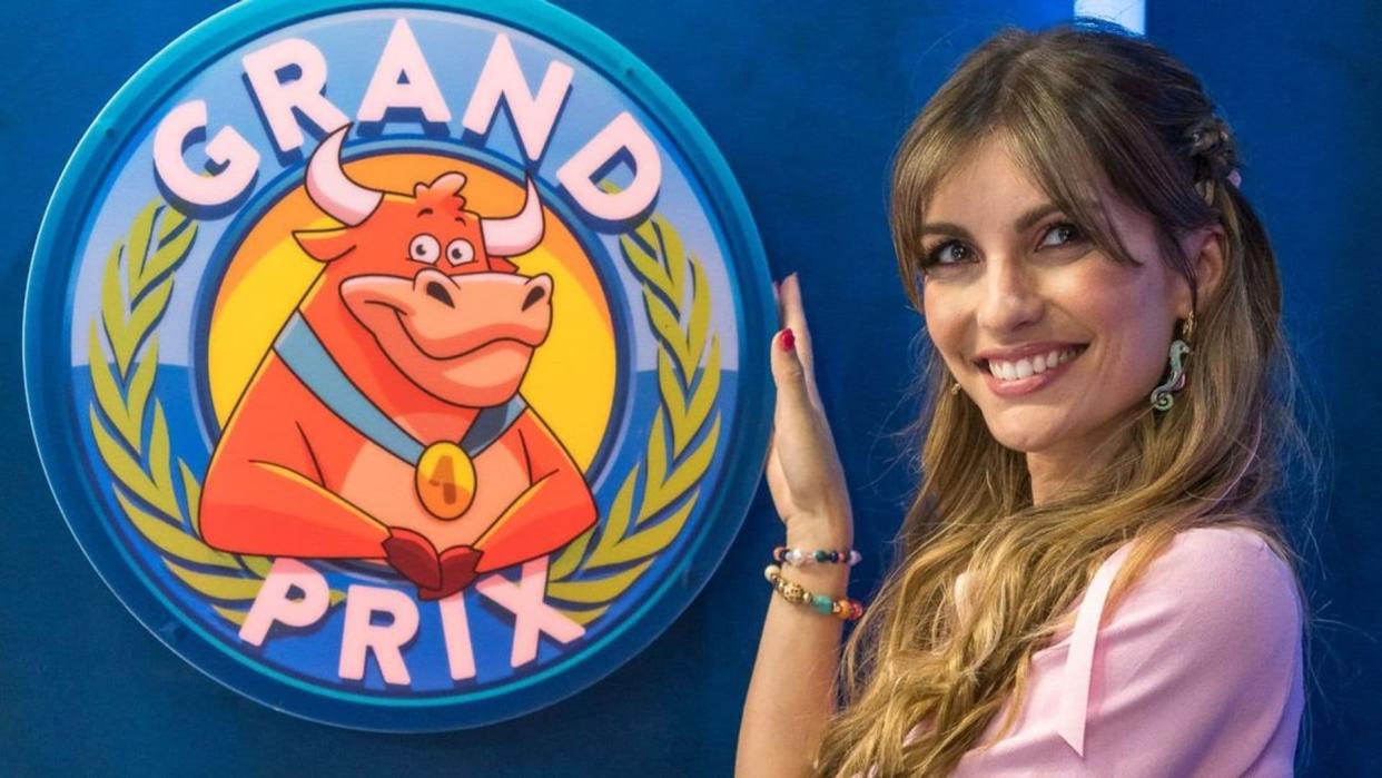 Cristinini, la copresentadora de 'El Gran Prix'