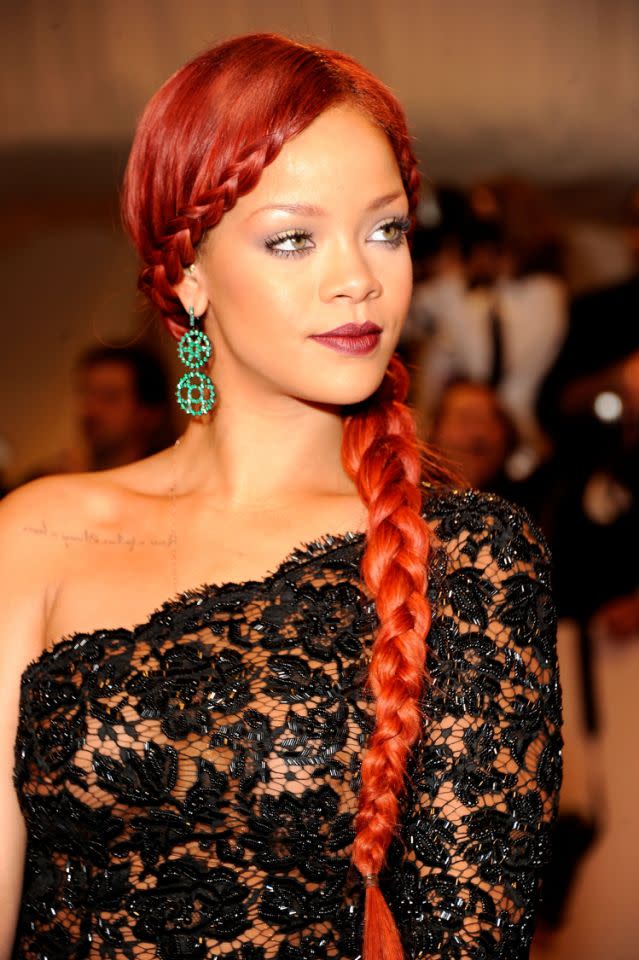 Rihanna at the Met Gala, 2011