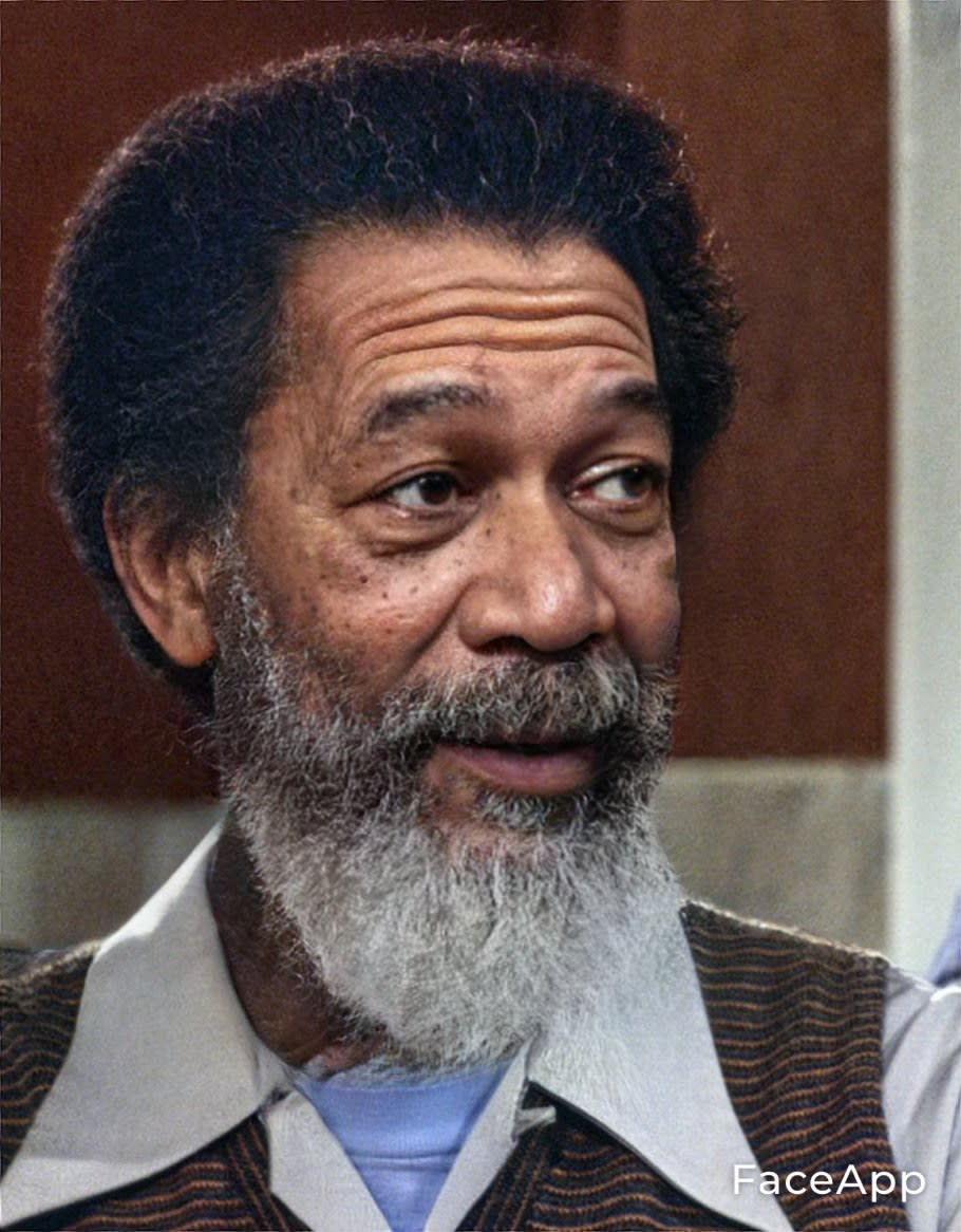 AI of old Morgan Freeman