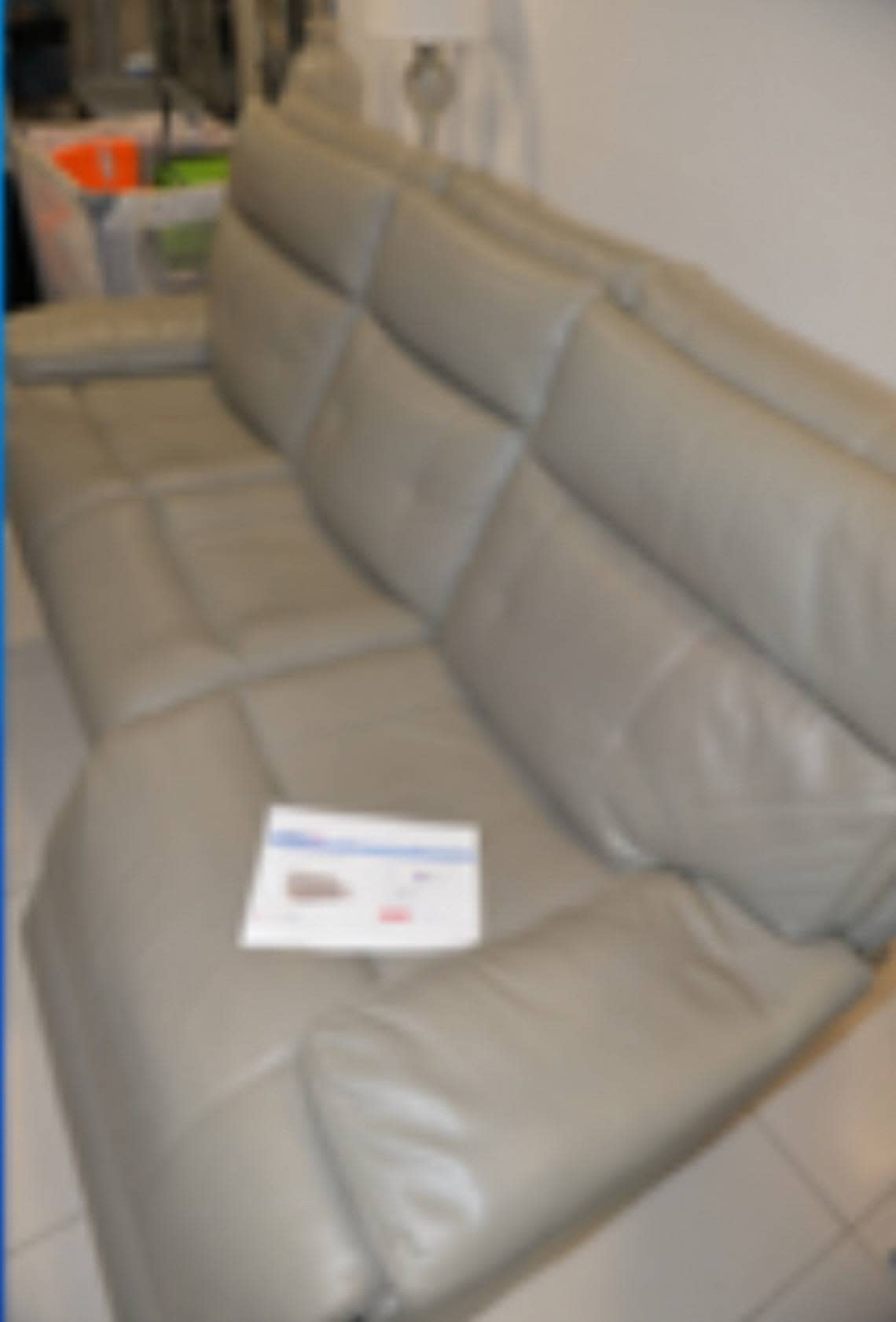 The Miami-Dade County State Attorney’s Office says former School Board member Lubby Navarro bought items like this couch with her school district-issued credit card.