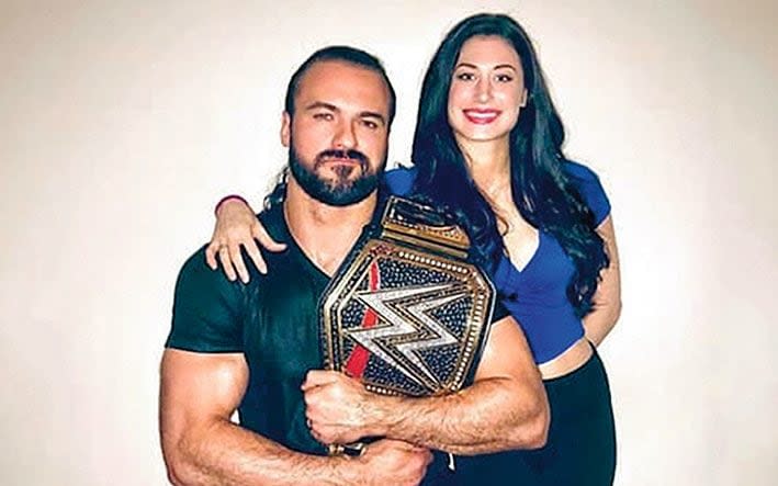 McIntyre with his wife Kaitlyn - Courtesy of Drew McIntyre, WWE