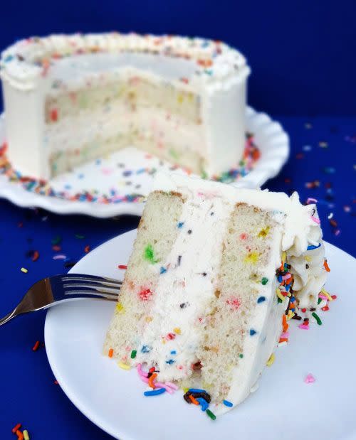 Funfetti Cake Batter Ice Cream Cake