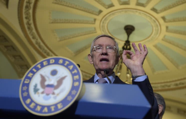 Senate Minority Leader Sen. Harry Reid. (Photo: Susan Walsh/AP)