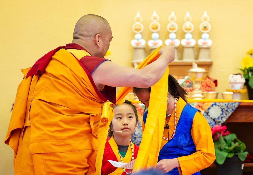 A groundbreaking ceremony was held for the Dalai Lama Library and Learning Center at Namgyal Monastery in Ithaca on Friday, April 29, 2022. The library will hold the teachings of His Holiness, the Great 14th Dalai Lama.