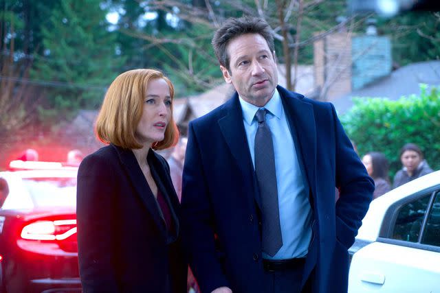 Shane Harvey/FOX Gillian Anderson and David Duchovny on 'The X-Files'
