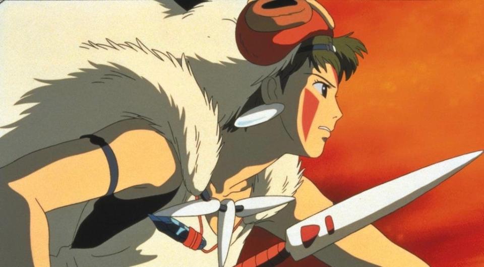 Princess Mononoke, San, fights to protect the forest from human interference. (Studio Ghibli)