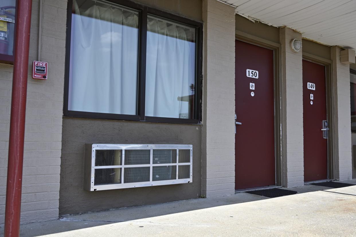 Room 150 of the 41 Motel is where fugitives Casey White and Vicky White stayed in Evansville, Ind.