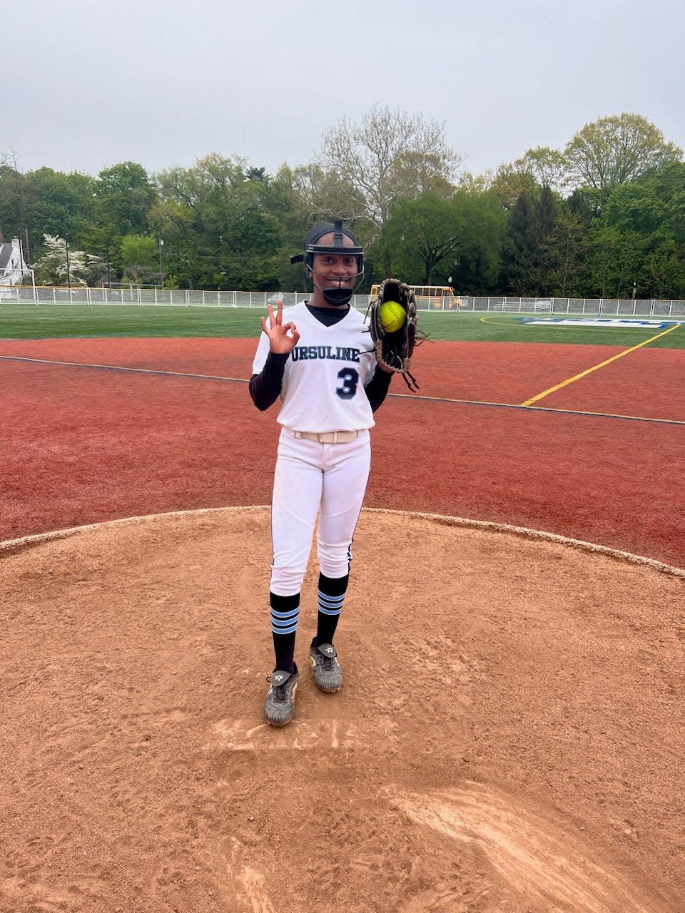 Ursuline senior pitcher Emily Duhaney is the Con Edison Athlete of the Week