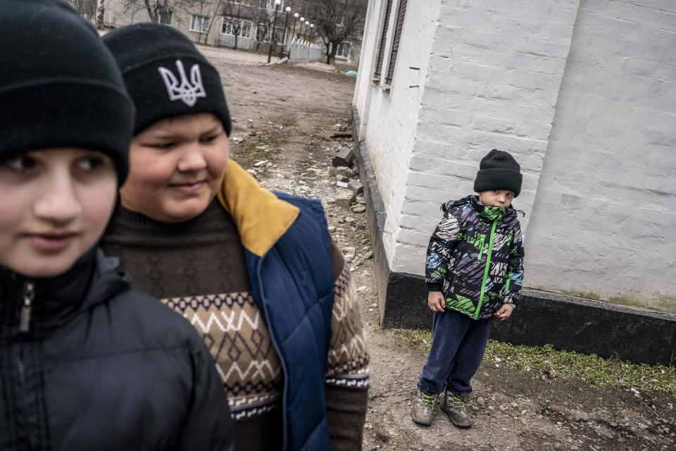 'The NGO Day in Action' delivers support kit for children in Kharkiv (Jose Colon / Anadolu Agency via Getty Images)