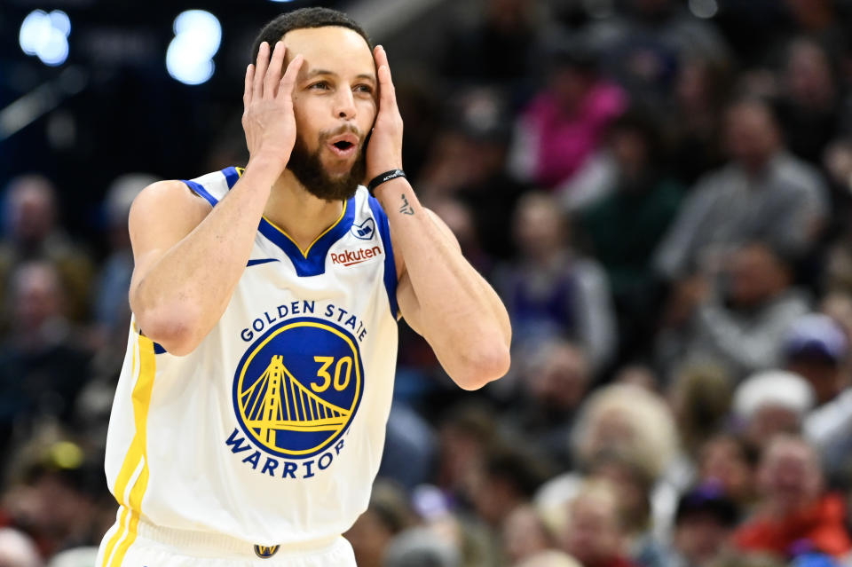 Stephen Curry近期相當火熱。（NBA Photo by Alex Goodlett/Getty Images）