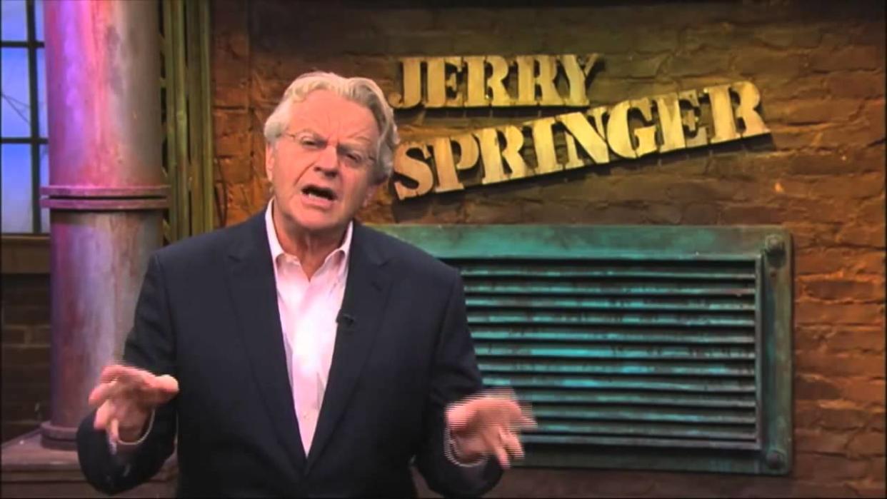  Jerry Springer on The Jerry Springer Show. 