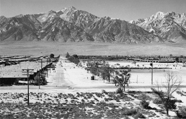 Manzanar from Guard Tower, 1943