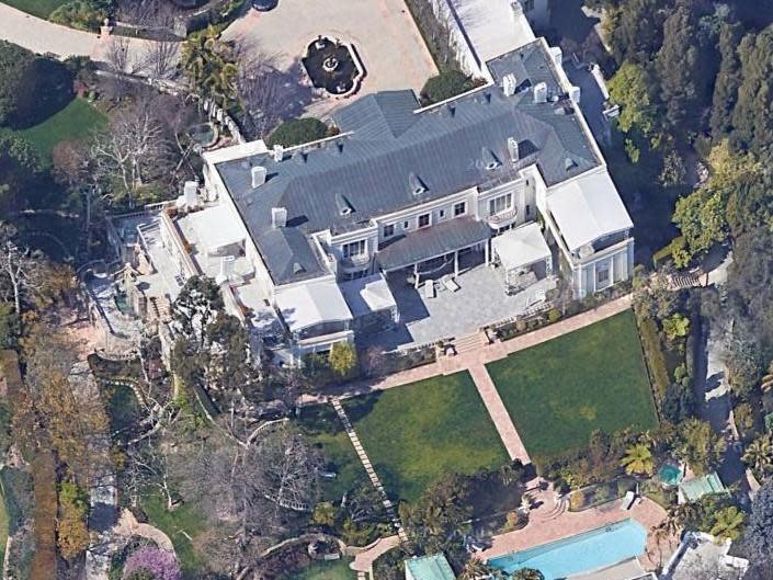 Casa Encantada in Bel Air, Los Angeles: Google