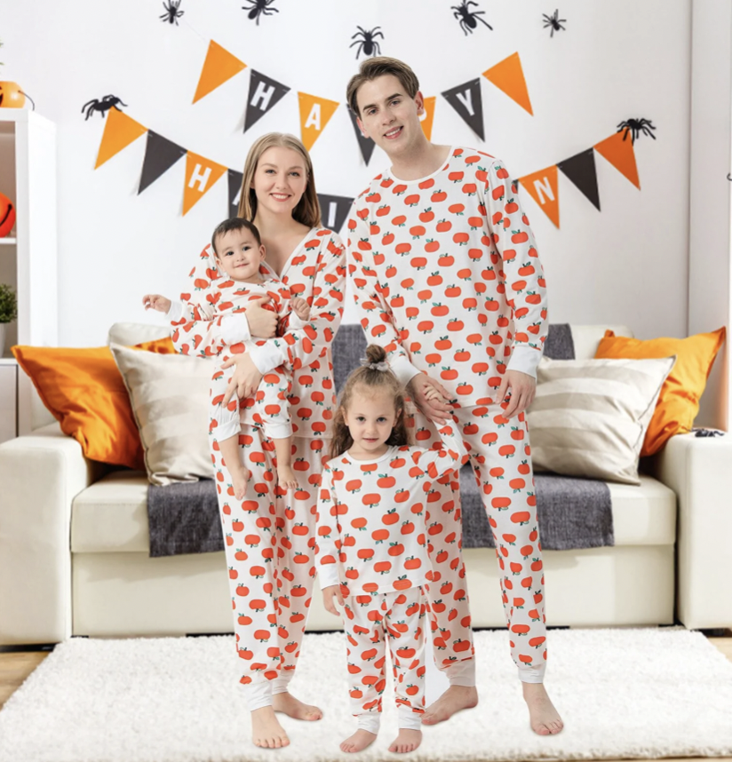 <p><a href="https://toddlerme.com/products/family-matching-halloween-pajamas-mommy-father-daughter-son-dog" rel="nofollow noopener" target="_blank" data-ylk="slk:Shop Now;elm:context_link;itc:0;sec:content-canvas" class="link ">Shop Now</a></p><p>ToddlerMe Matching Pumpkin Pajamas</p><p>toddlerme.com</p><p>$28.99</p><span class="copyright">ToddlerMe </span>
