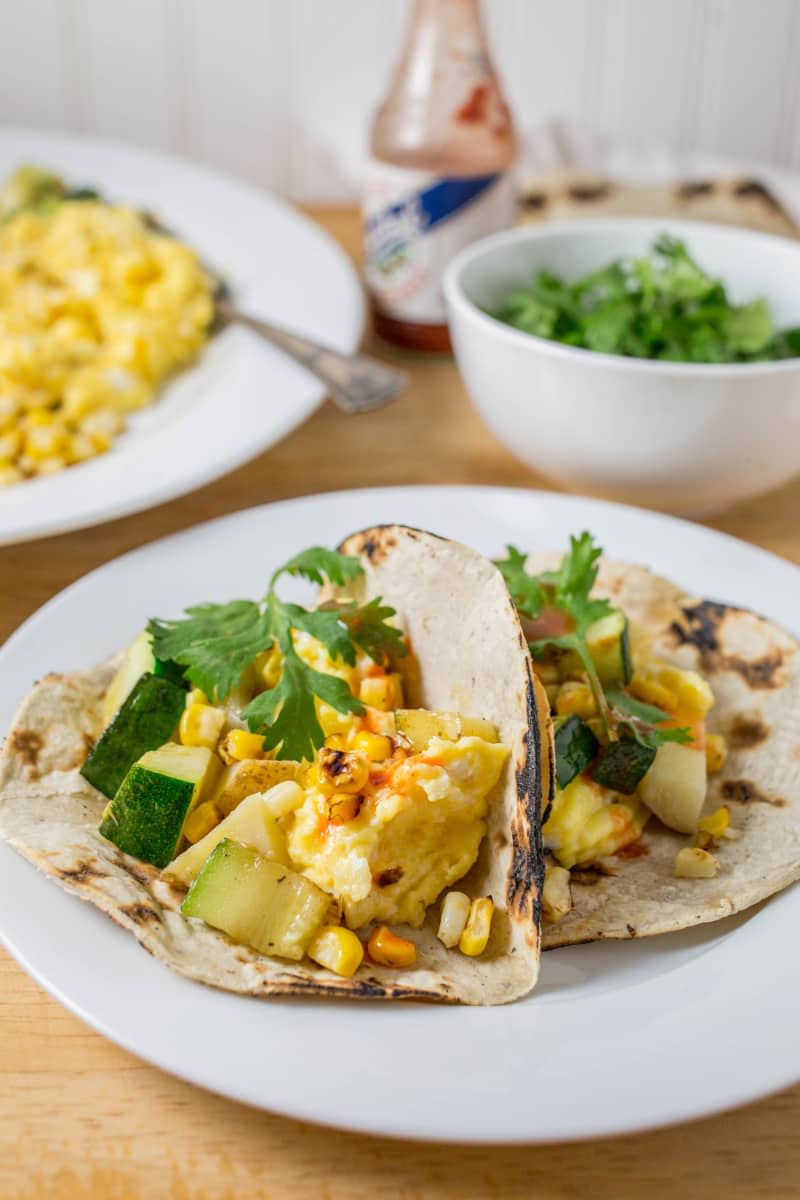 Scrambled Egg Tacos