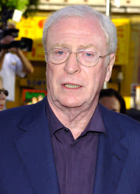 Michael Caine at the Hollywood premiere of Warner Bros. Pictures' Batman Begins