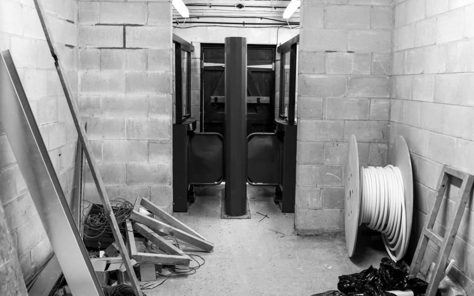 Building materials in turnstile area - GETTY IMAGES