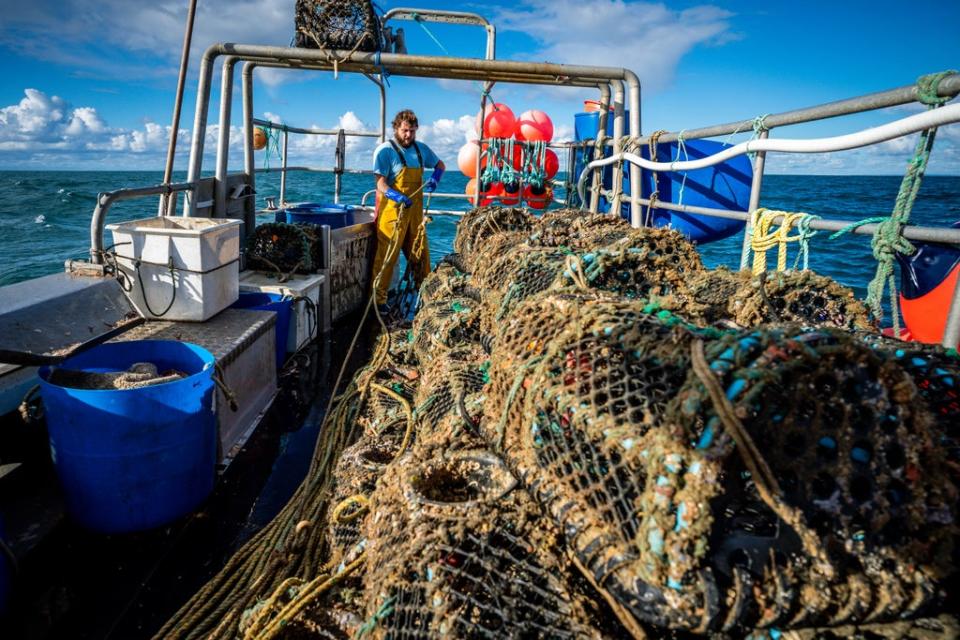 The post-Brexit fishing dispute has been centred around the number of licences issued by the UK to small French vessels (Ben Birchall/PA) (PA Wire)