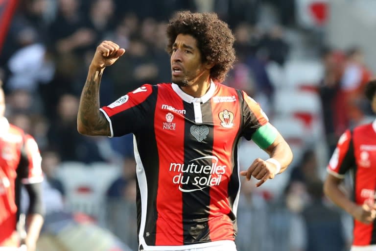 Dante scored his first Ligue 1 goal for Nice in his 55th appearance