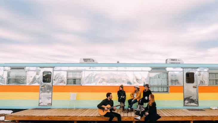 <span class="article__caption">Hanging out at the Hotel Luna Mystica in Taos, New Mexico</span> (Photo: Kelsey Huffer)