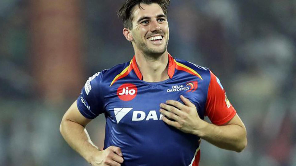 Pat Cummins, pictured here in the IPL in 2017.