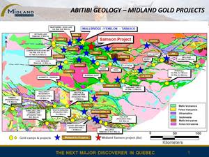 Midland projects in Abitibi