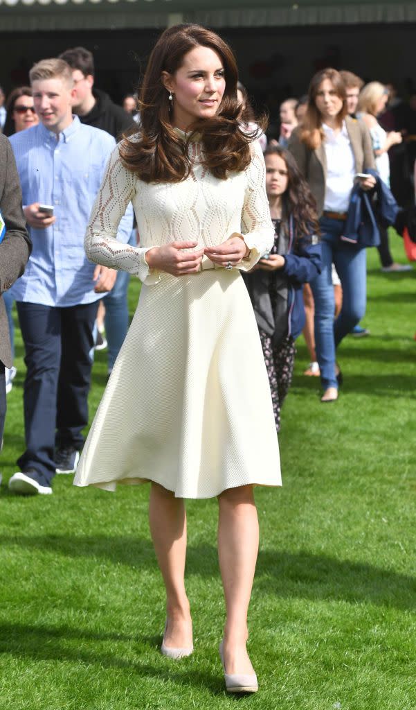 Glamorous Kate Middleton stuns in flowing Gucci dress as she