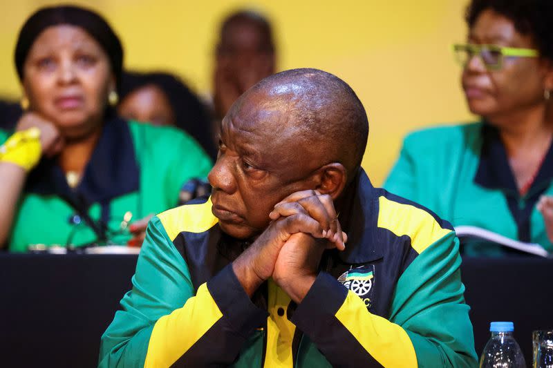 South Africa's ANC holds conference to elect new leadership, in Johannesburg