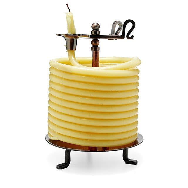 Coiled Beeswax Candle