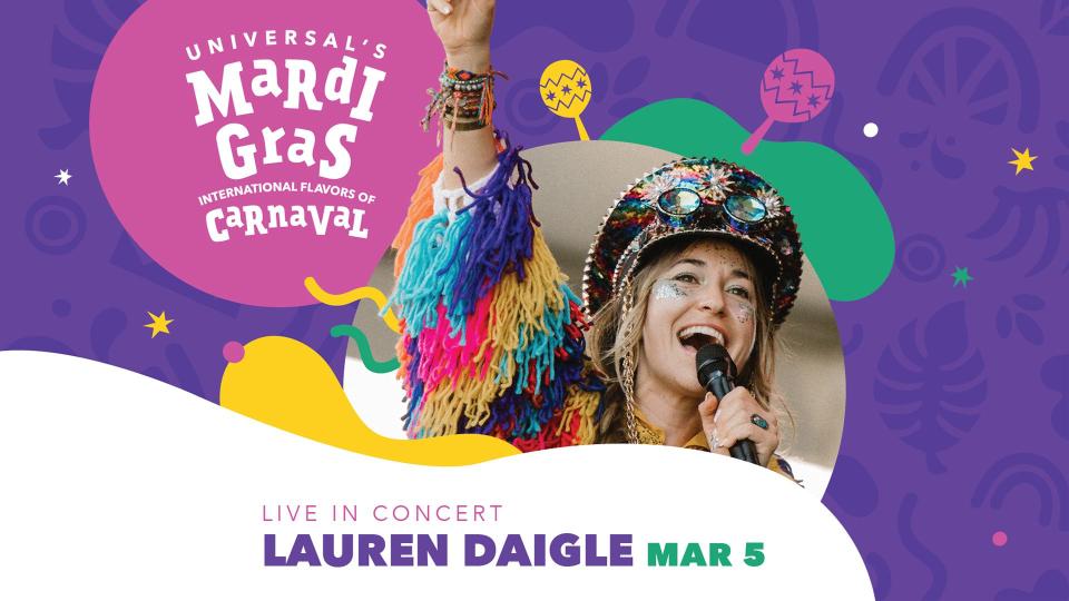 Details announced for this year's Mardi Gras celebration at Universal Orlando Resort.