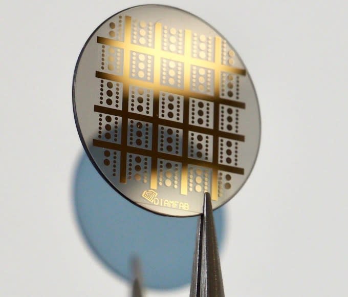 Diamfab wafer diodes