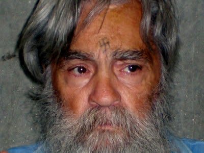 FILE PHOTO Convicted mass murderer Charles Manson is shown in this handout picture from the California Department of Corrections and Rehabilitation dated June 16, 2011 and released to Reuters April 8, 2012. CDCR/Handout via REUTERS/File Photo