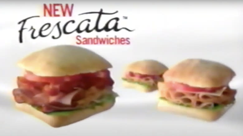 Wendy's Frescata sandwiches