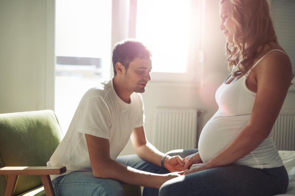 A man has stirred a debate online, after he revealed that his girlfriend wants to name their baby after her ex-boyfriend. Photo: Getty Images