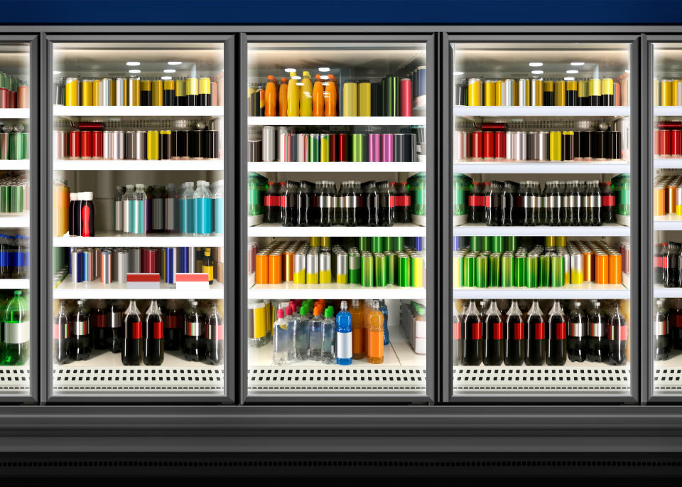 Consuming even 100 per cent fruit juice has been linked to increased risk of health problems. Mockup and .illustration is suitable for presenting new juice packaging or label designs among many others