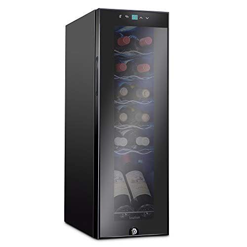 29) 12-Bottle Compressor Wine Cooler Refrigerator