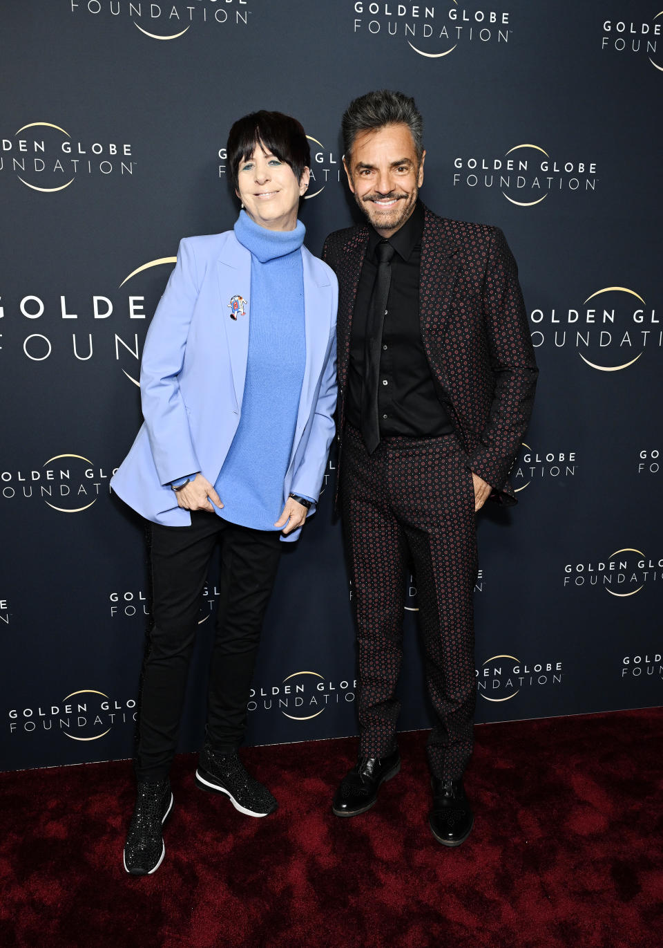 Diane Warren and Eugenio Derbez