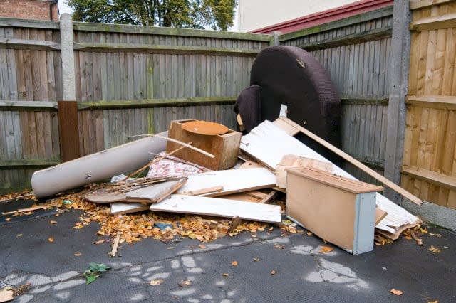 fly tipping flytipping rubbish dump dumping illegal unauthorized