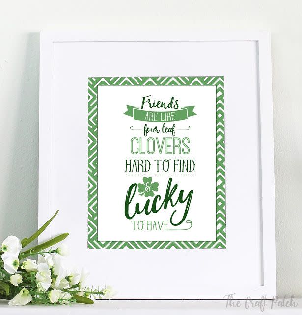 st patricks day decorations print