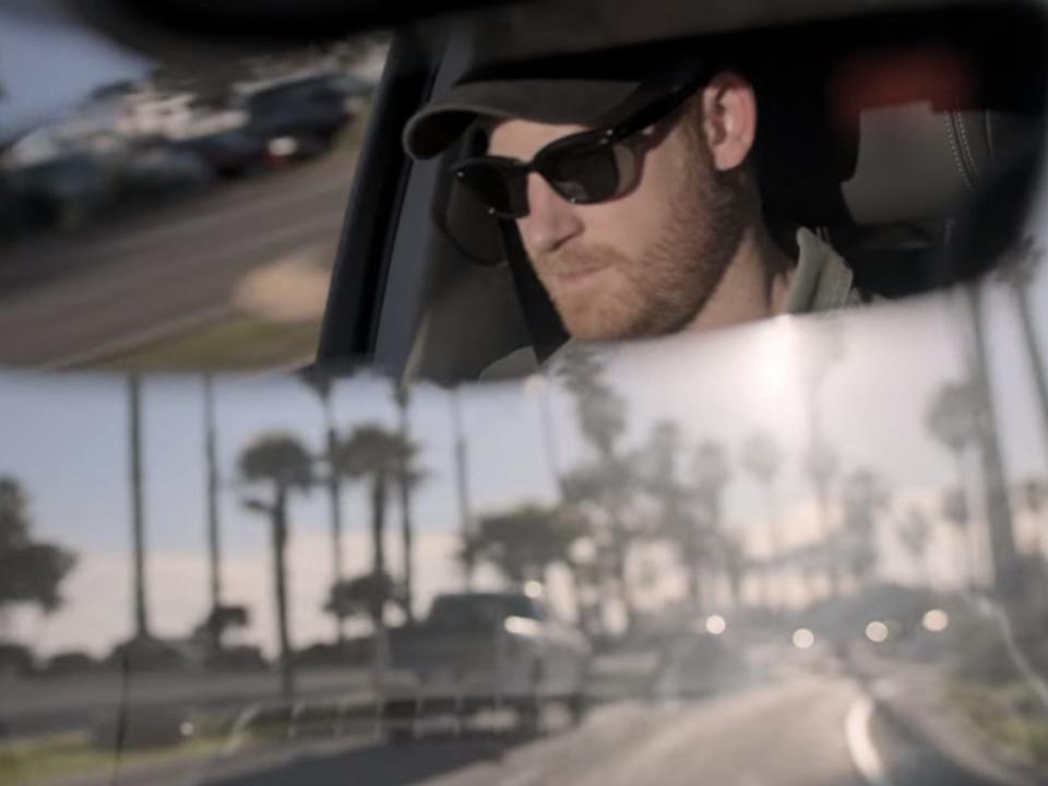 prince harry driving in california in harry and meghan
