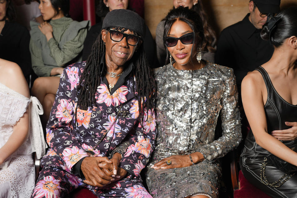 Nile Rodgers and Naomi Campbell