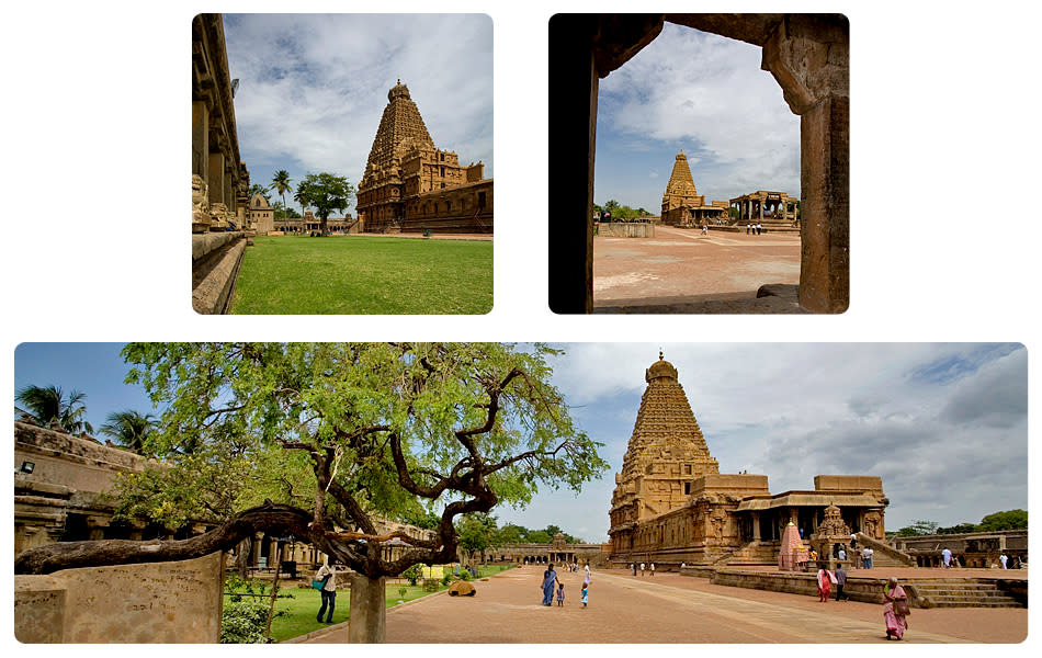 Thanjavur, among India’s most ancient living cities, dates back to the Sangam period. Of the great dynasties that ruled it, the Cholas who built it outshine the rest. The Great Living Chola Temples, which include the Brihadishwara Temple, are located in the region of Thanjavur. The temple was built by Raja Raja Chola I in the first decade of the 11th century.