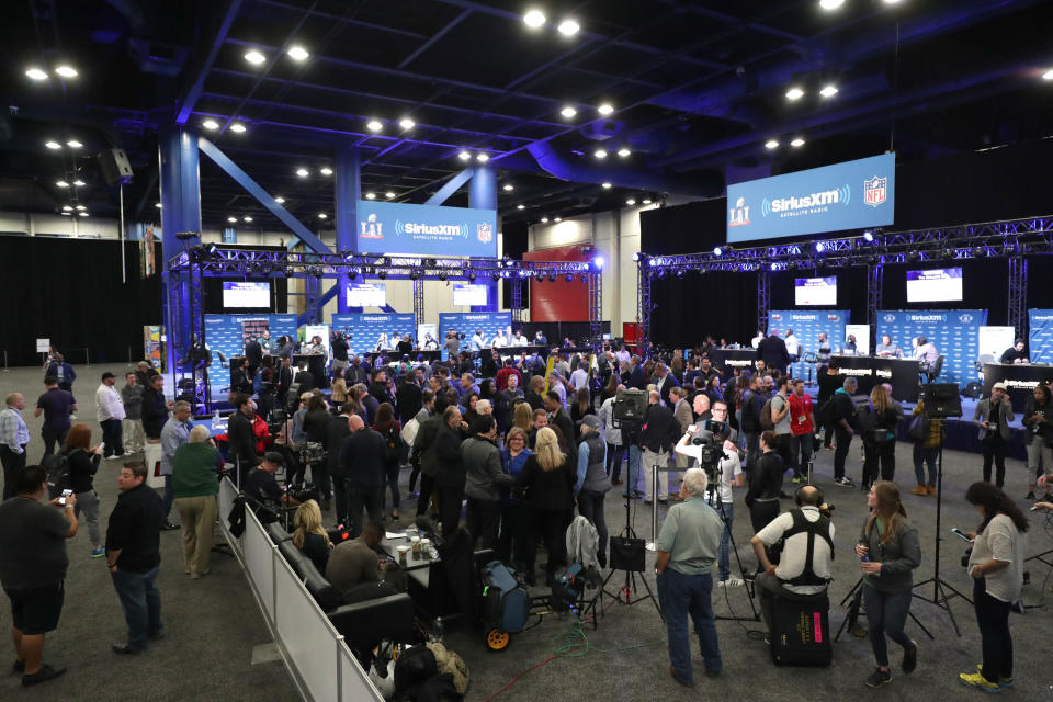 Radio Row isn't happening this way this year. (Photo by Cindy Ord/Getty Images for SiriusXM)