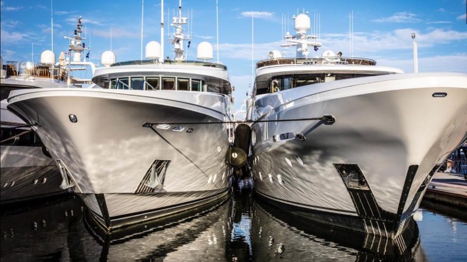 Both captains say docking in the Mediterranean is the biggest challenge. Typically yachts in Mediterranean ports back into slips, sometimes literally pushing their neighbors out of the way with their fenders.