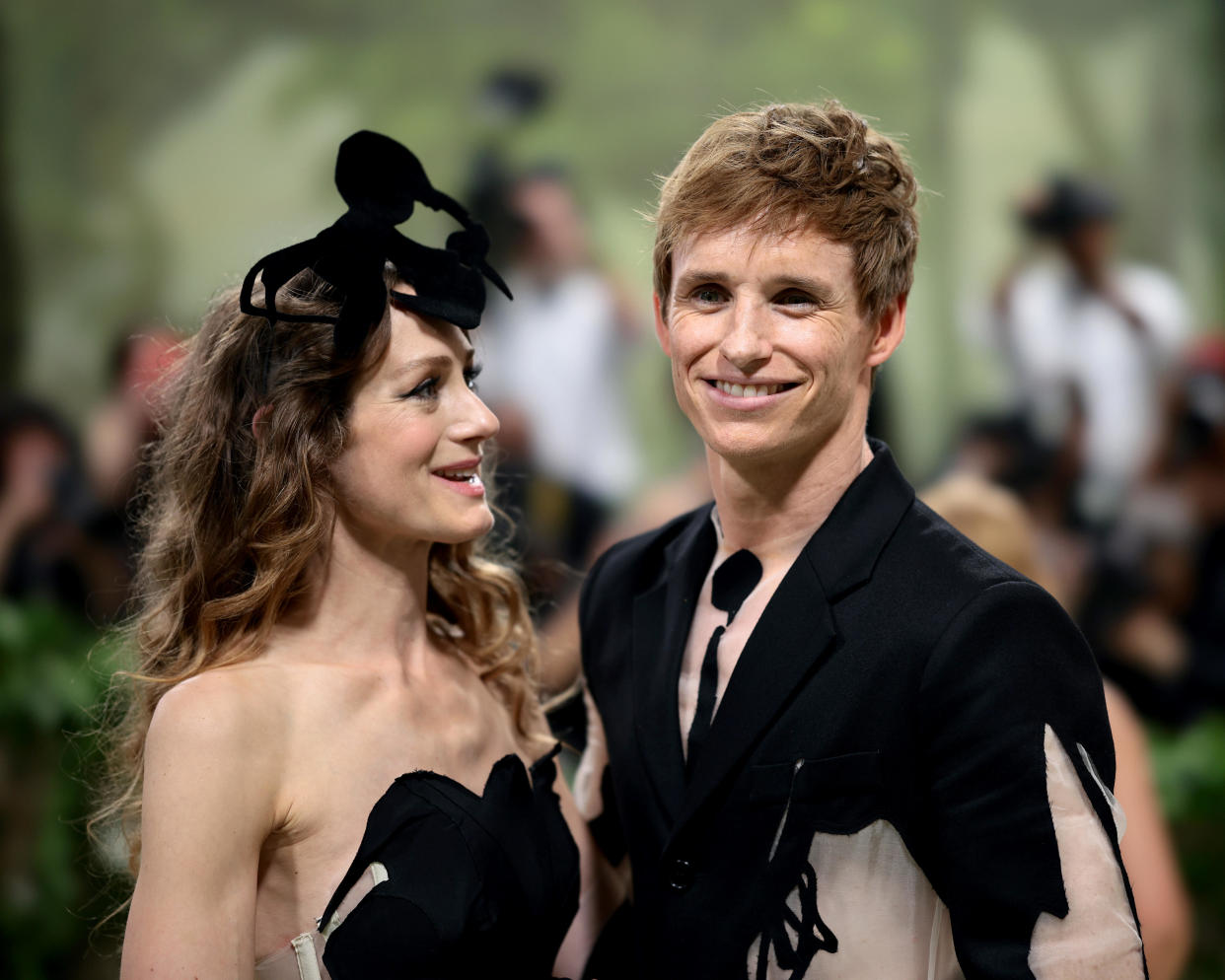 Hannah Bagshawe and Eddie Redmayne attend The 2024 Met Gala Celebrating 