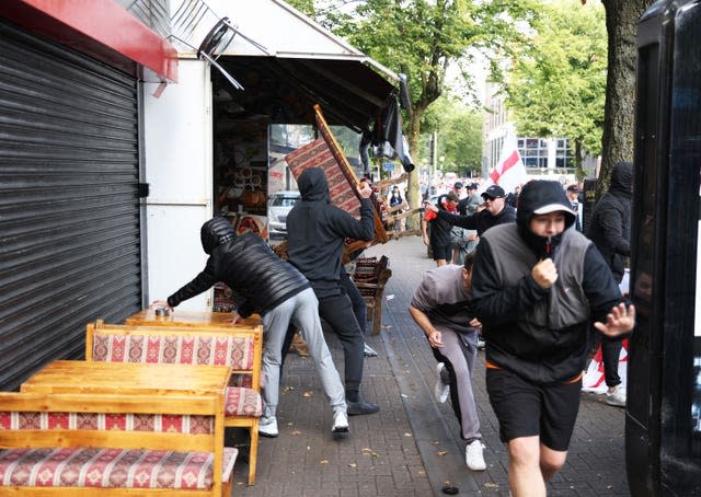 Anti-Islamic protest in Belfast